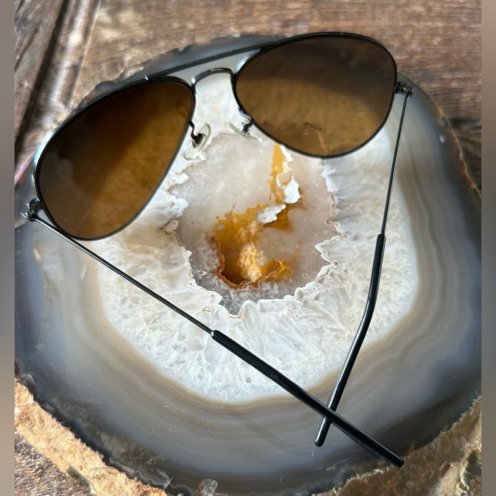 VINTAGE Bausch and Lomb Ray-Ban Aviator Style Sunglasses for Driving Original - Picture 2 of 8